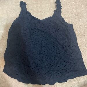 Hollister Navy Lace Camisole